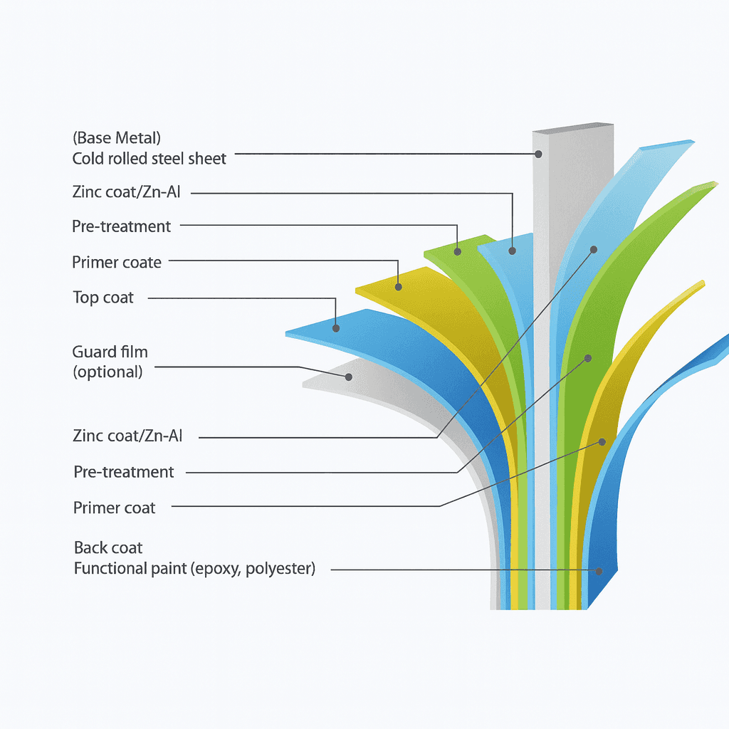 Metal Roofing Layer Diagram